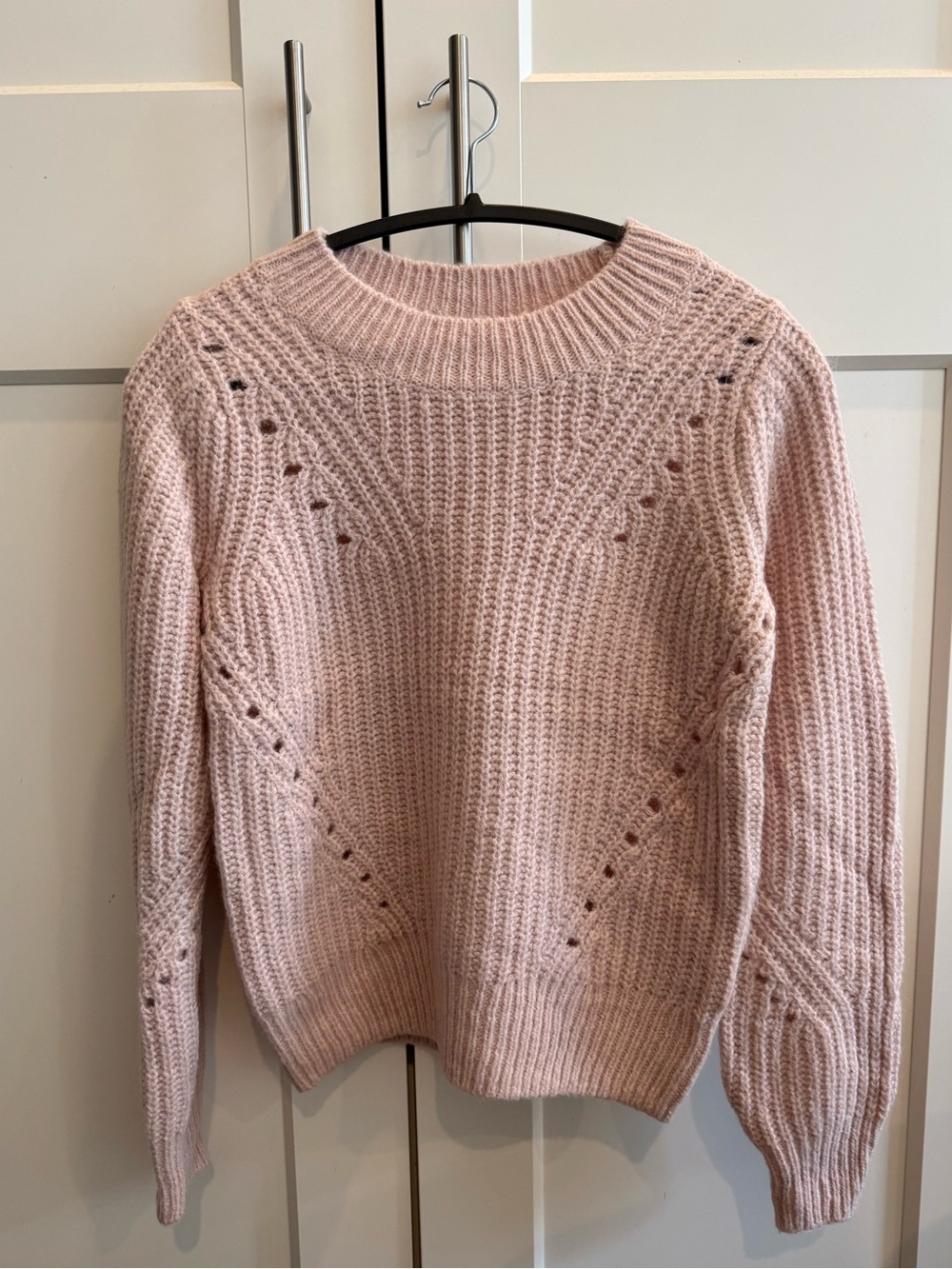 GAP Soft Pink Knit Crewneck Sweater